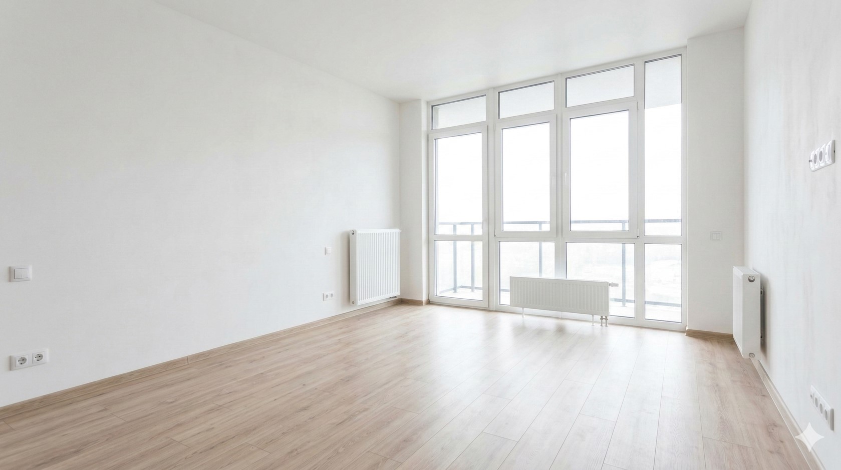 До: пустая квартира